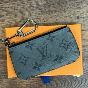 Louis Vuitton Key Pouch Monogram Eclipse